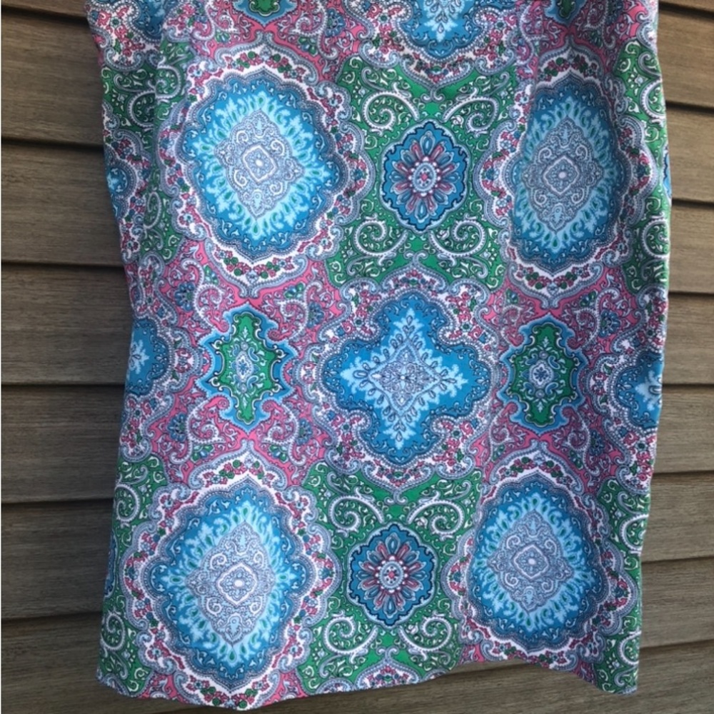 Talbots above knee straight summer skirt size 14 - Picture 3 of 4